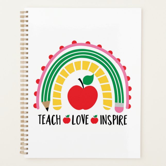 Enseignant Apprendre Amour Inspirer (Devant)