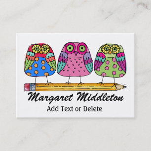 Enseignant / Carte de visite de l'éducation par SR