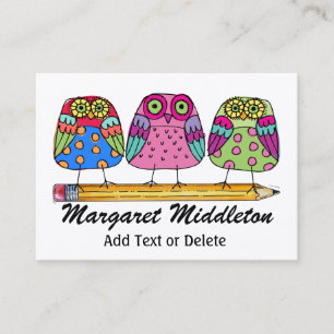 Enseignant / Carte de visite de l'éducation par SR