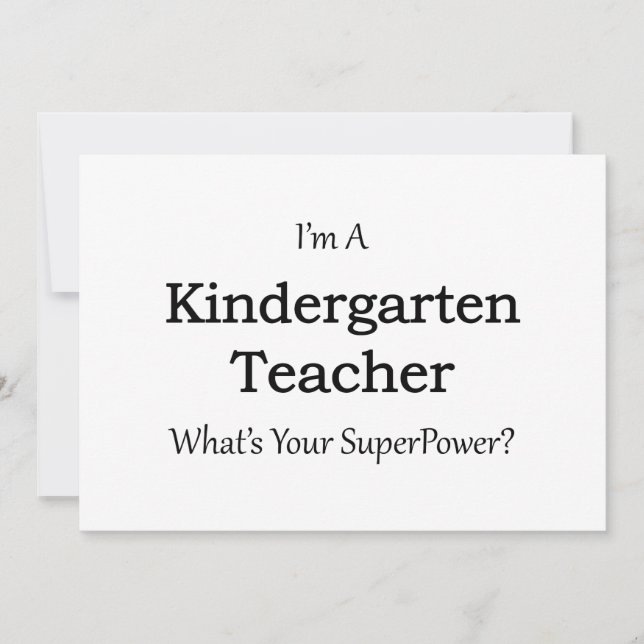 Enseignant de jardin d'enfants (Devant)