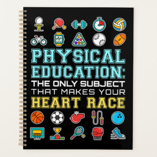 Enseignant de l'éducation physique Race cardiaque 