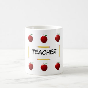 Enseignant de retour à l'école modèle Mug