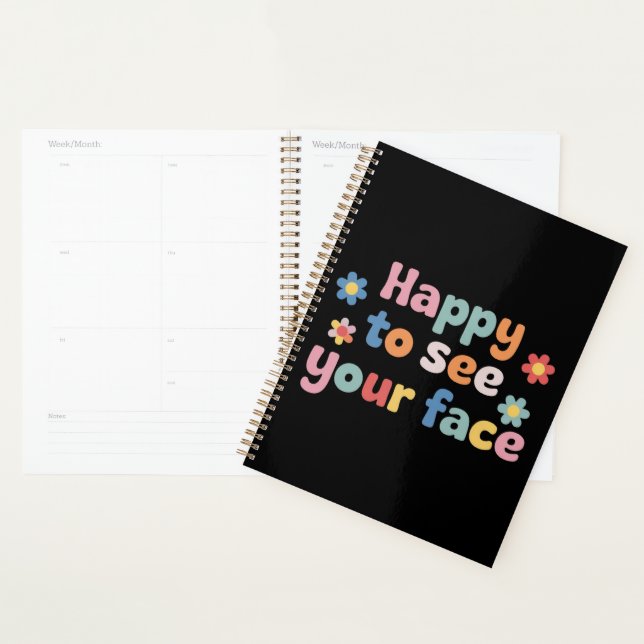 Enseignant heureux de voir votre visage de retour  (Devant avec enveloppe)
