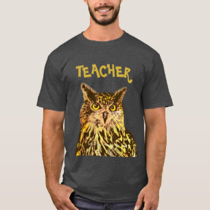 Enseignant, hibou aigle T-shirt