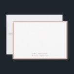 Enseignant moderne Blush Pink Merci Cartes de note<br><div class="desc">Express vos remerciements à tous vos assistants parents avec ces cartes de notes personnalisées rose vif modernes.</div>