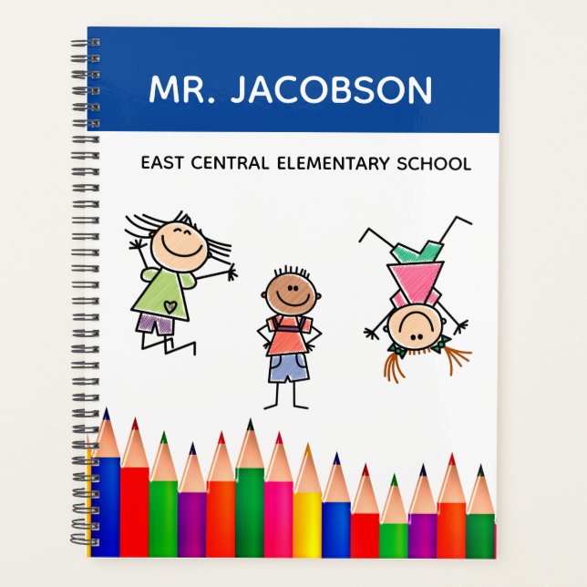 Enseignant personnalisé de l'école primaire (Devant)