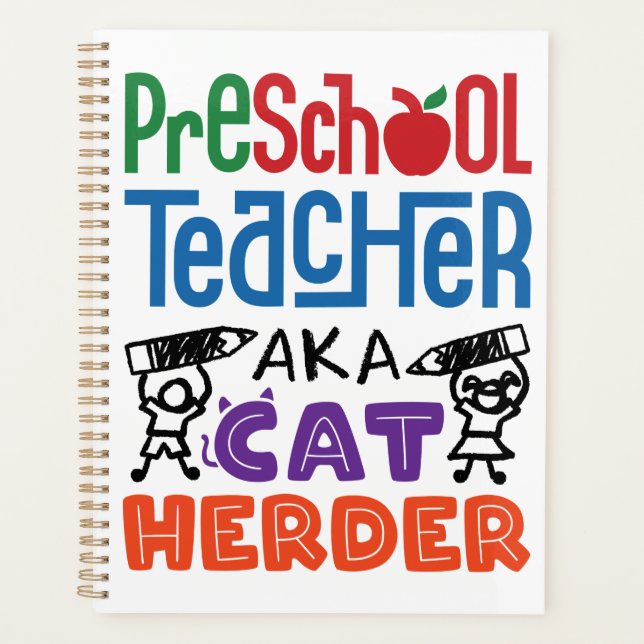 Enseignant préscolaire aka Hérder de chats (Devant)