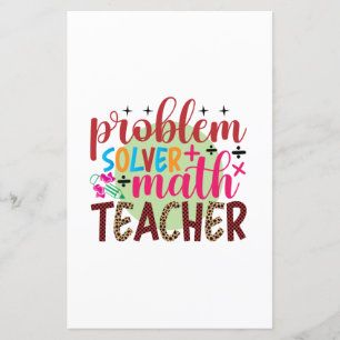 Enseignant Problème d'art Solveur Math Enseignant