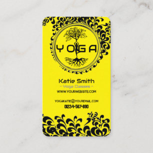 Enseignants de yoga / Carte de visite instructeur