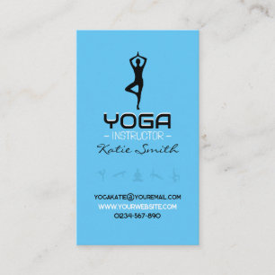 Enseignants de yoga / Carte de visite instructeur