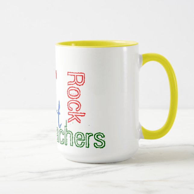 Enseignants en art Rock Mug (Droite)