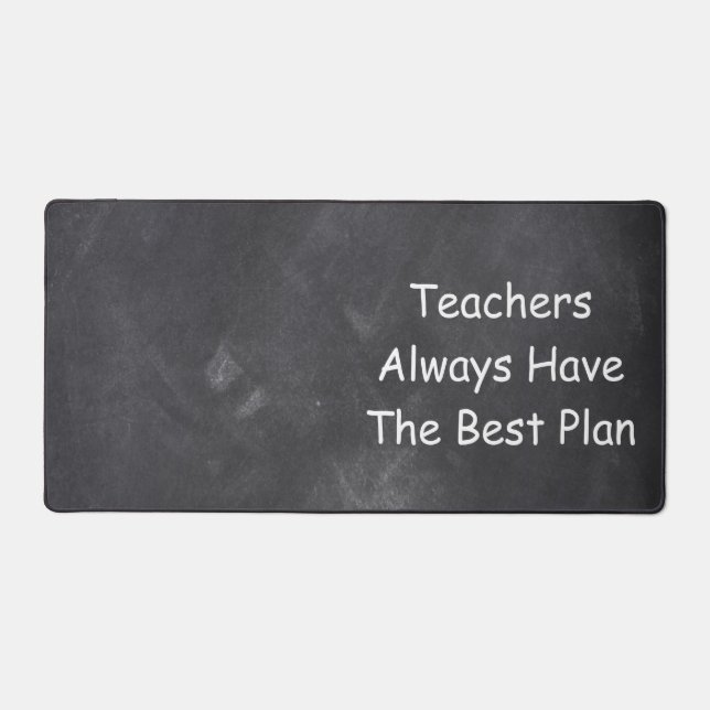 Enseignants Meilleur Plan Chalkboard Classe Décora (Recto)