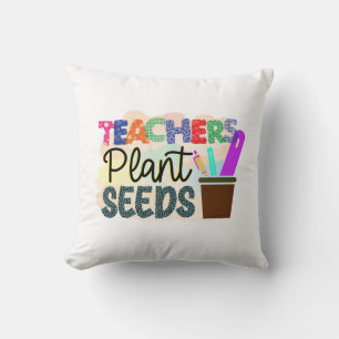 Enseignants Plante Semence Jeter Oreiller Cadeau p
