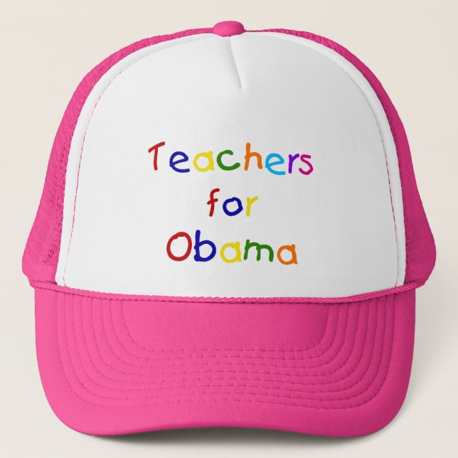 Enseignants Pour Les Casquettes D'Obama (Devant)
