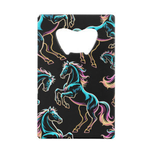 Enseigne au néon Cheval Style Rétro Glitch