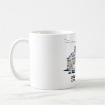 Enseigne au néon du diner de minuit Tasse à café