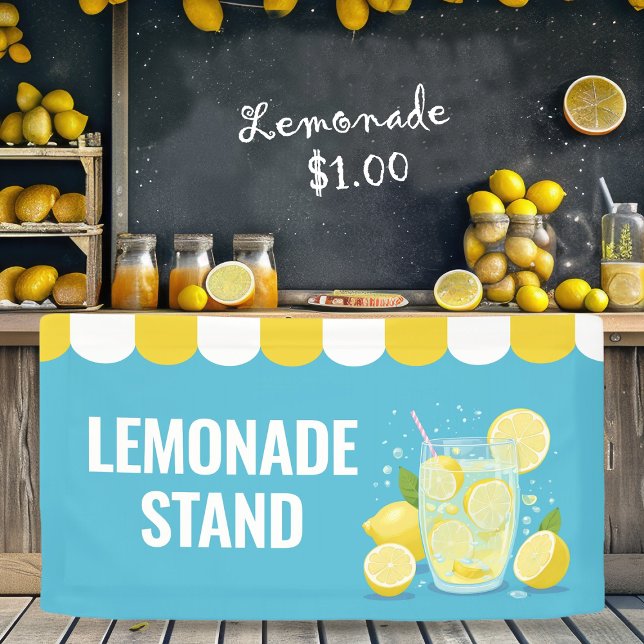 Enseigne bannière de stand de limonade (Créateur téléchargé)