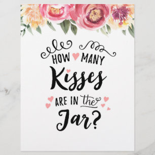 ENSEIGNE Combien de bisous y a-t-il dans le pot?