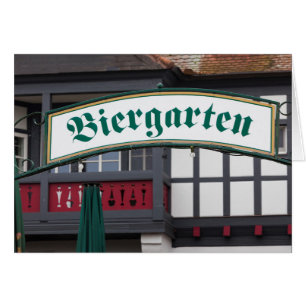 Enseigne de biergarten, Allemagne