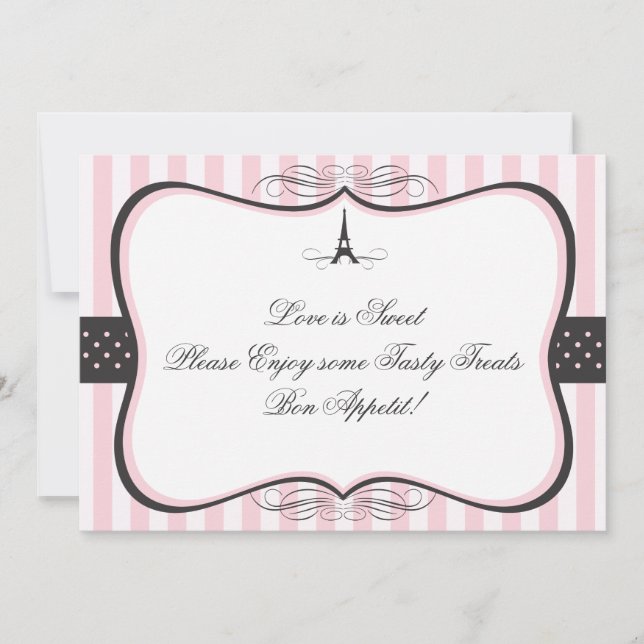 Enseigne de bonbons de la Tour Eiffel Paris (Devant)