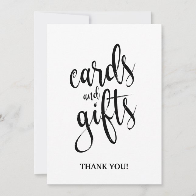 Enseigne de calligraphie abordable pour cartes et  (Devant)
