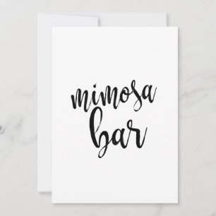 Enseigne de calligraphie abordable pour le bar Mim