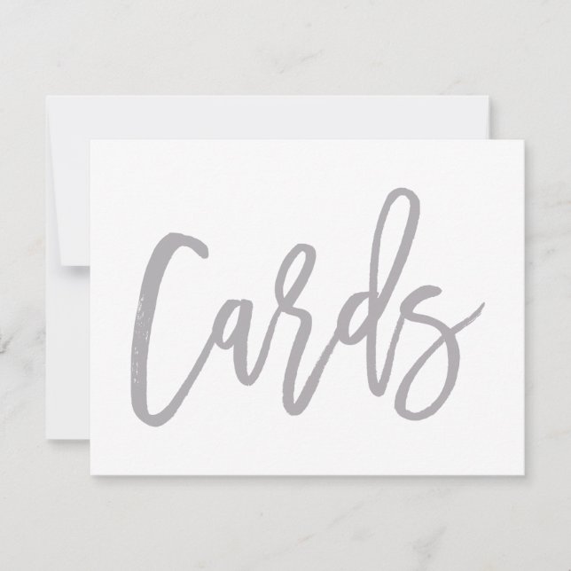 Enseigne de Cartes de Mariage Argentées Lettrées a (Devant)