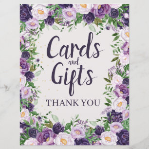 Enseigne Purple Peonies Floral Cards and Gifts