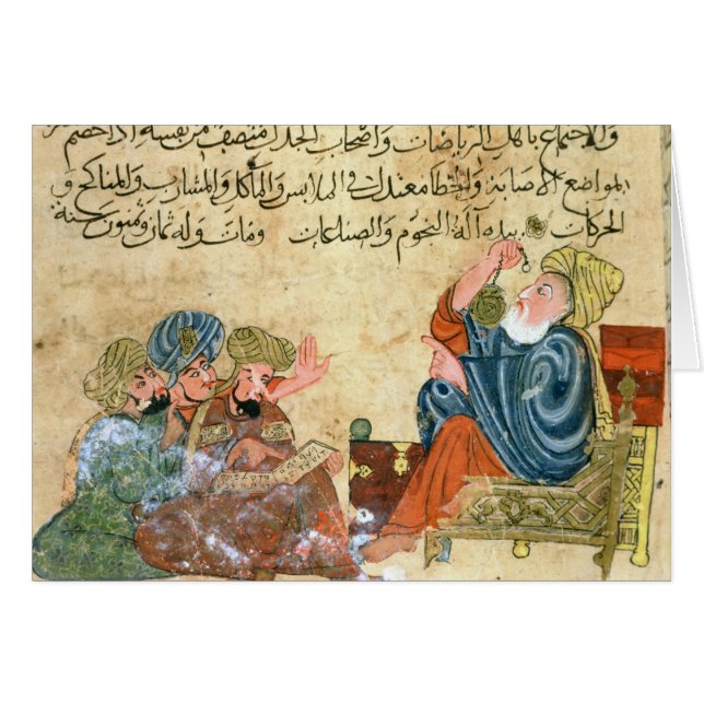 Enseignement d'Aristote (Devant horizontal)