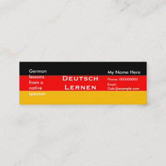 Enseignement de la langue allemande — Cartes publi