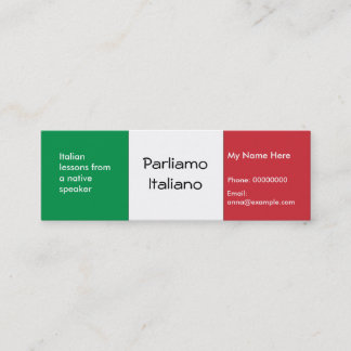 Enseignement de la langue italienne — Cartes publi