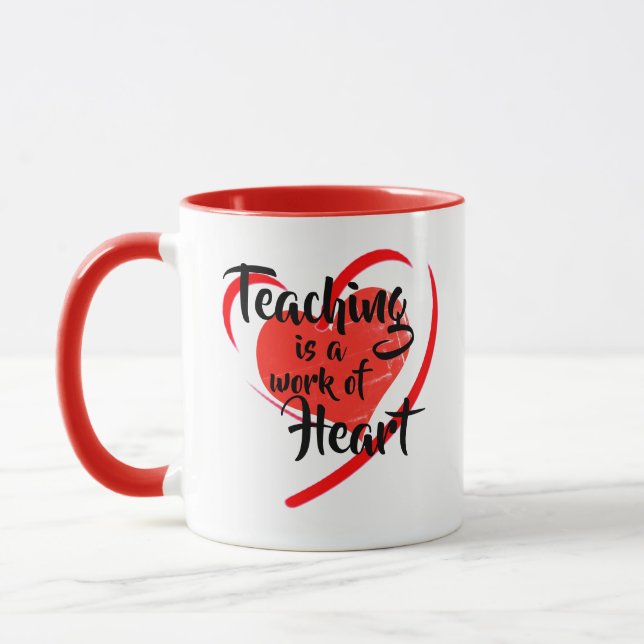 Enseignement mug personnalisé (Gauche)