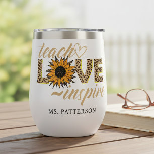 Enseigner Amour Inspirer Enseignant Tournesol Mode