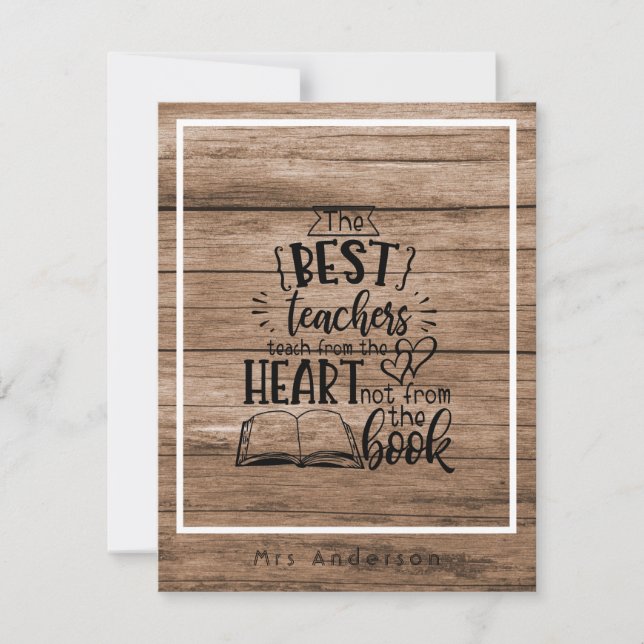 ENSEIGNER DU COEUR Pas UN LIVRE ENSEIGNANTS Nommés (Devant)