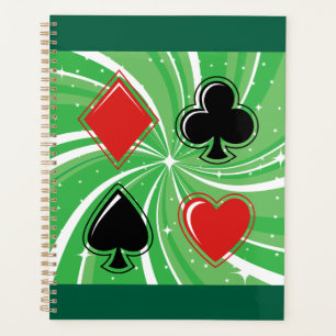 Enseignes de Cartes Rétro Rouge Vibrant et Noir