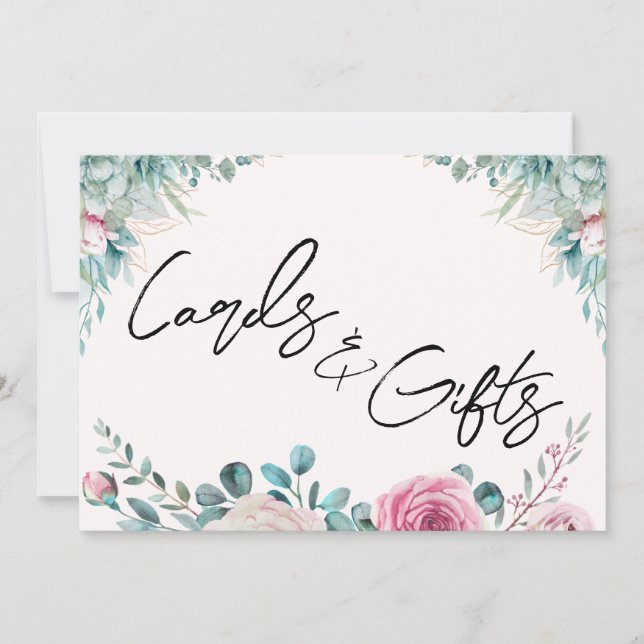 Enseignes pour Cartes et Cadeaux (Devant)