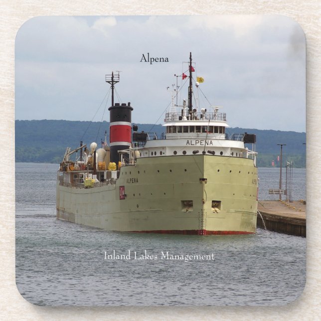 Ensemble Alpena Soo 6 dessous de verre en plastiqu (Devant)