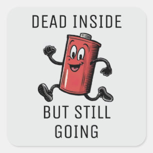 Ensemble amusant de stickers de batterie en cours 