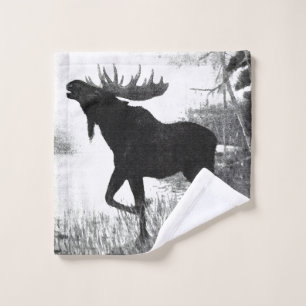Ensemble animal de serviette de Bath d'art de