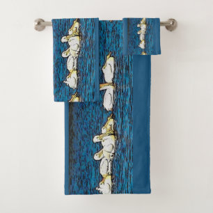 Ensemble animal de serviette de Bath de faune