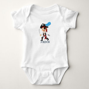 Ensemble barboteuse de bébé pirate adorable
