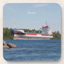 Ensemble Beatrix de 6 dessous de verre en plastiqu