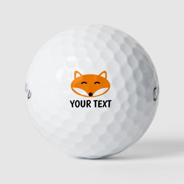 Ensemble-cadeau de balles de golf personnalisées a (Devant)