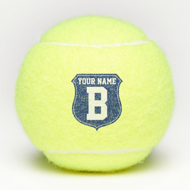 Ensemble-cadeau de balles de tennis avec logo mono (Devant)