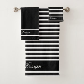 Ensemble cadeau de serviettes maison monochrome pe