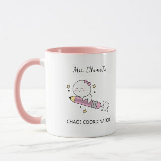 Ensemble cadeau personnalisé de tasse pour enseign
