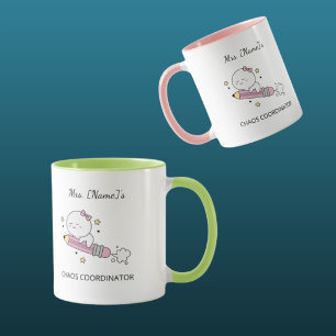 Ensemble cadeau personnalisé de tasse pour enseign