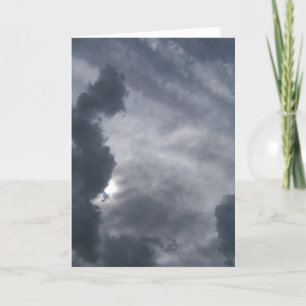 "Ensemble" carte de sympathie avec le nuage et le