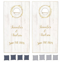 Ensemble Cornhole Mariage personnalisé