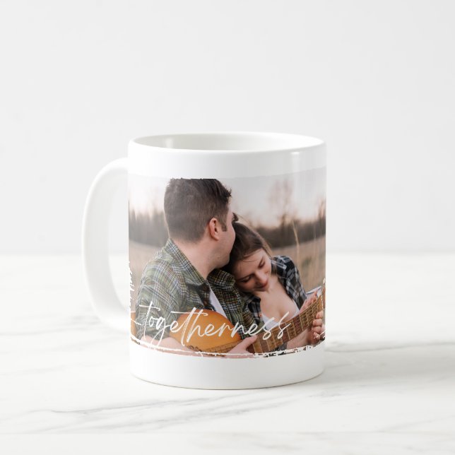 Ensemble Couples Photo Mug Avec Noms (Devant gauche)